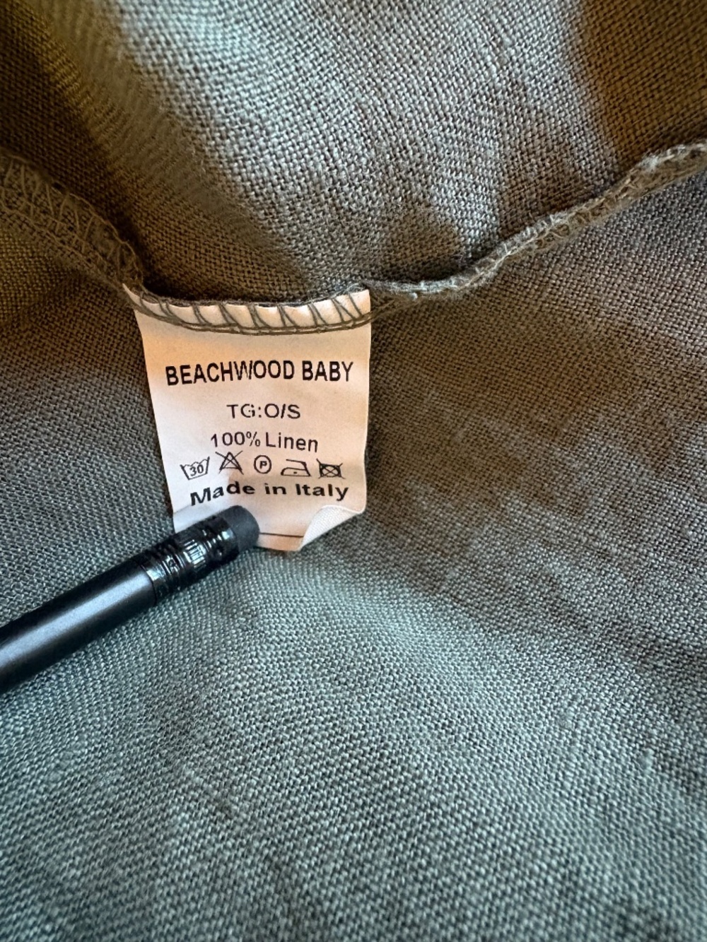 Beachwood Bonita Linen Dress in Fern - Picture 4 of 7
